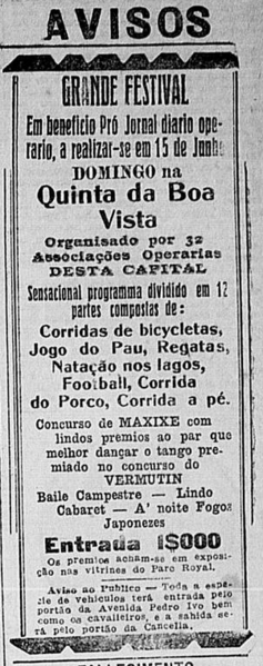Ficheiro:Recorte jornal a rua.1919.png